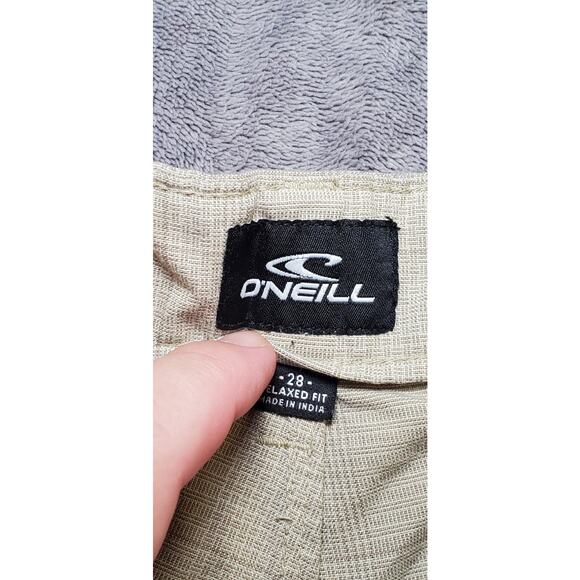 O'neill Sz 28 Hybrid Shorts Mens Khaki Chino Beach Summer Beach Surf Ca17-14 - Picture 4 of 7